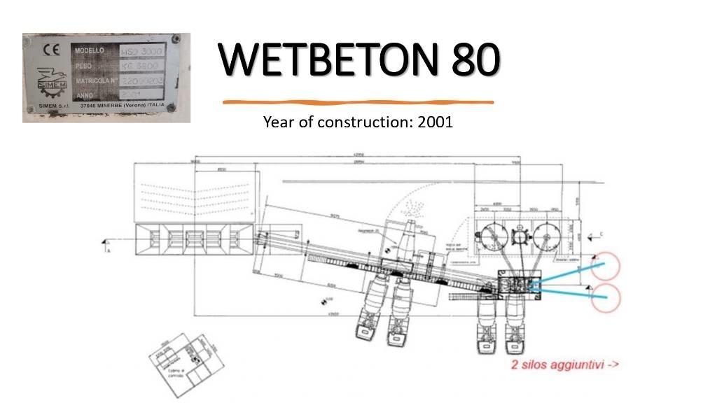  SIMEM WETBETON 80 Concrete Equipment