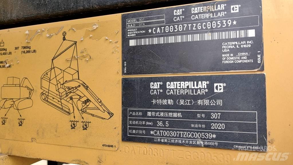 CAT 2020 CAT 307 Mini Excavators <7t (Mini Diggers)