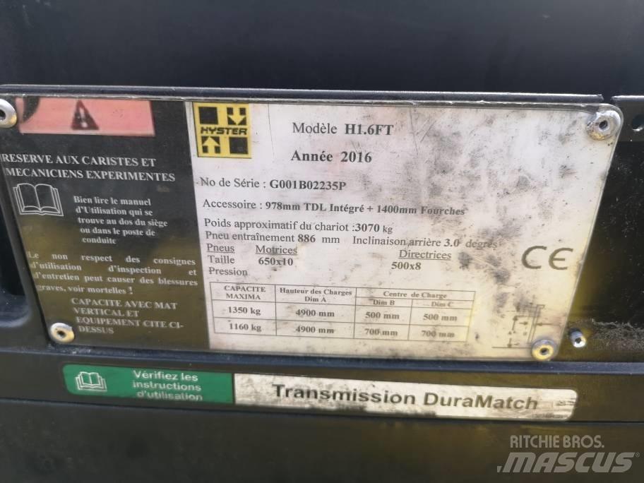 Hyster H 1.6 FT LPG trucks