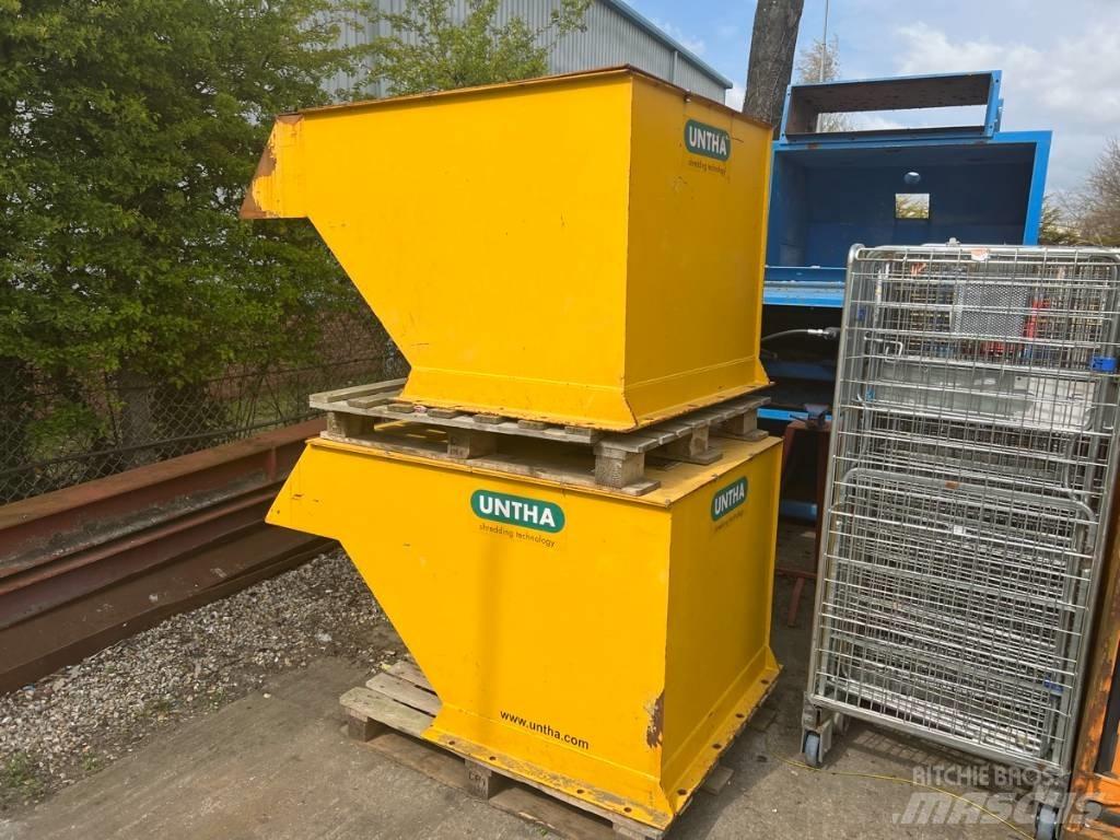 Untha RS50 Feed Hood Waste / Recycling & Quarry Attachments