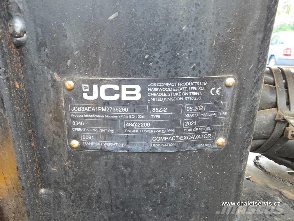 JCB 85 Z-2 Mini excavators  7t - 12t