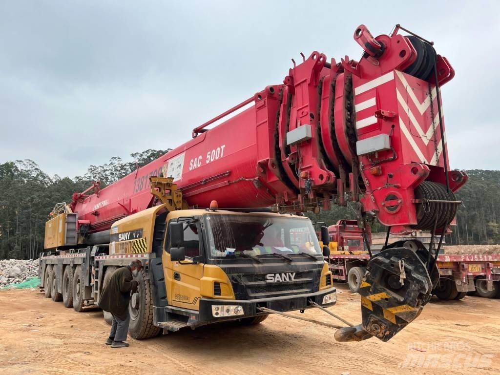 Sany SAC4500T Mobile and all terrain cranes