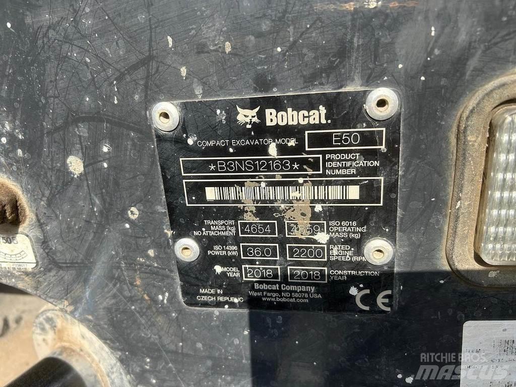 Bobcat E50 Mini Excavators <7t (Mini Diggers)