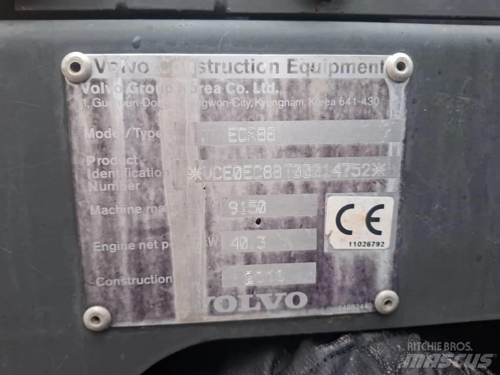 Volvo ECR 88 Mini excavators  7t - 12t