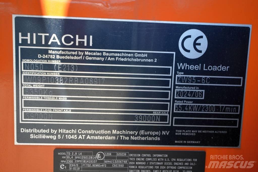 Hitachi ZW 95-6 C Wheel Loaders