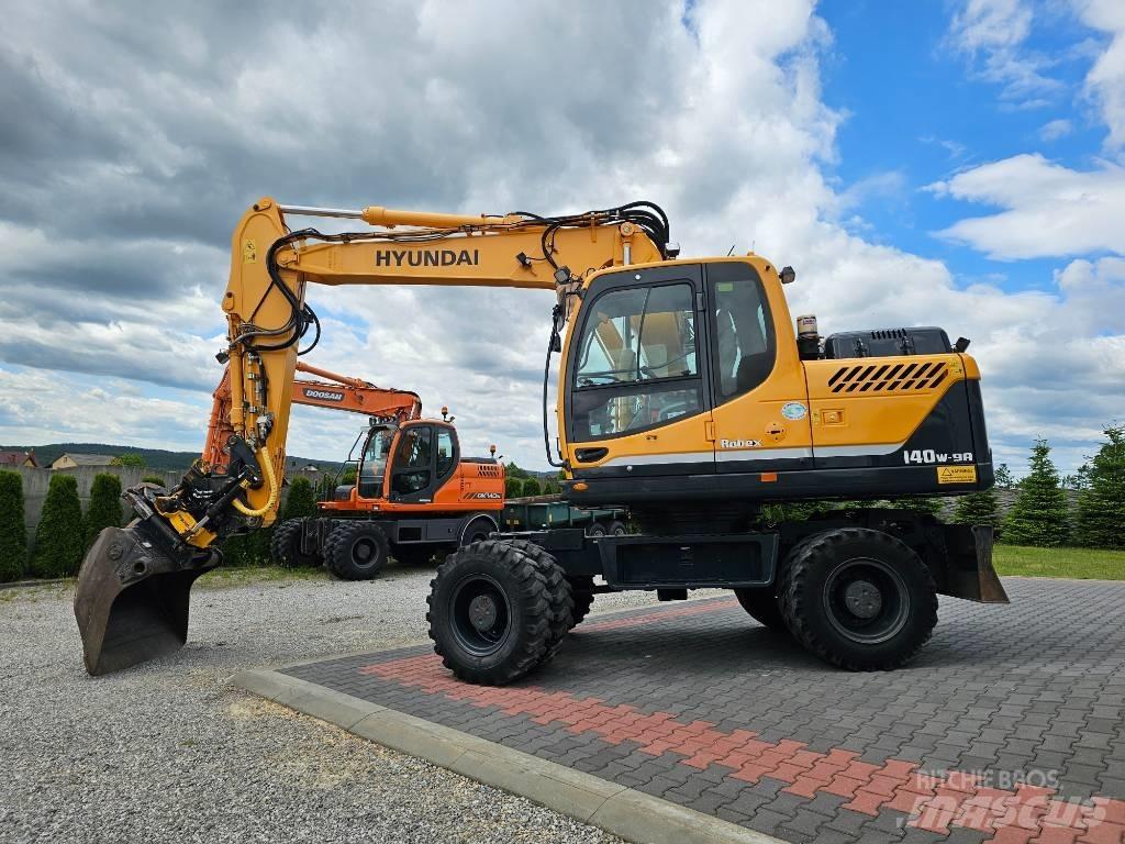 Hyundai 140 W 9 A Wheeled Excavators