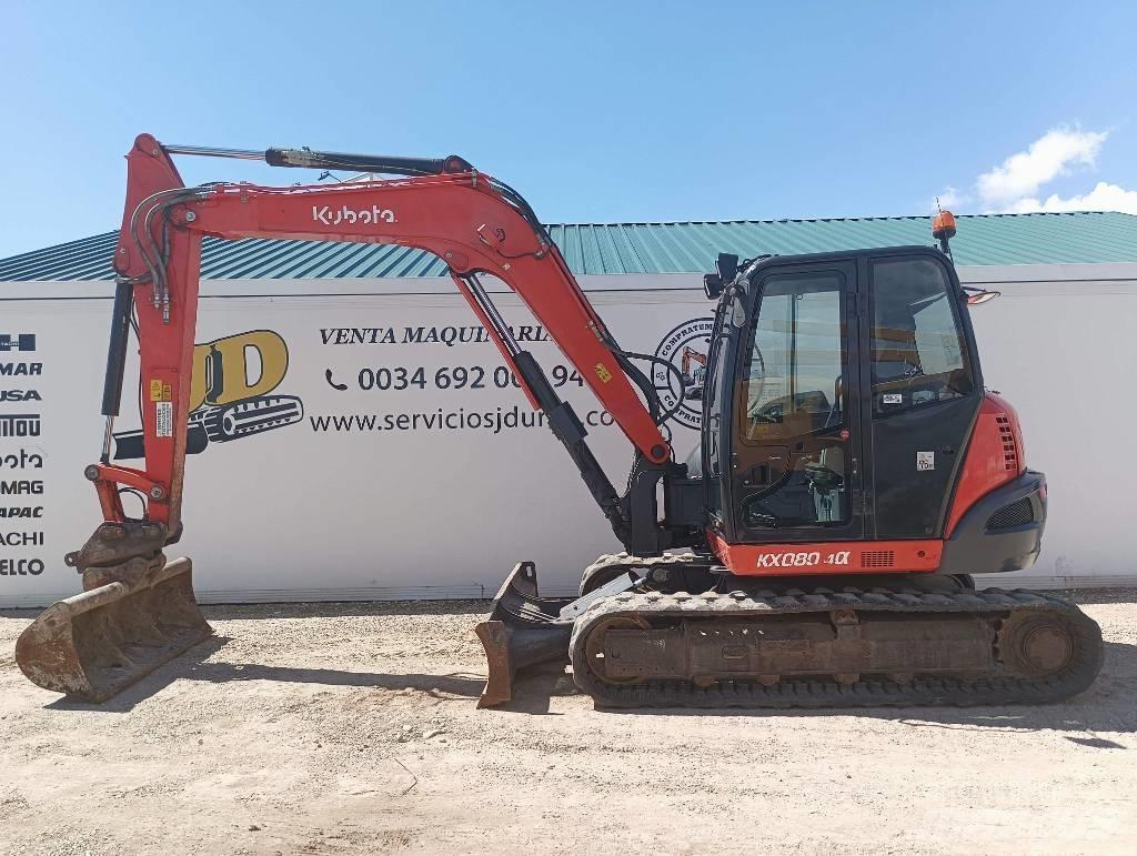 Kubota KX080-4a Forestry Excavators