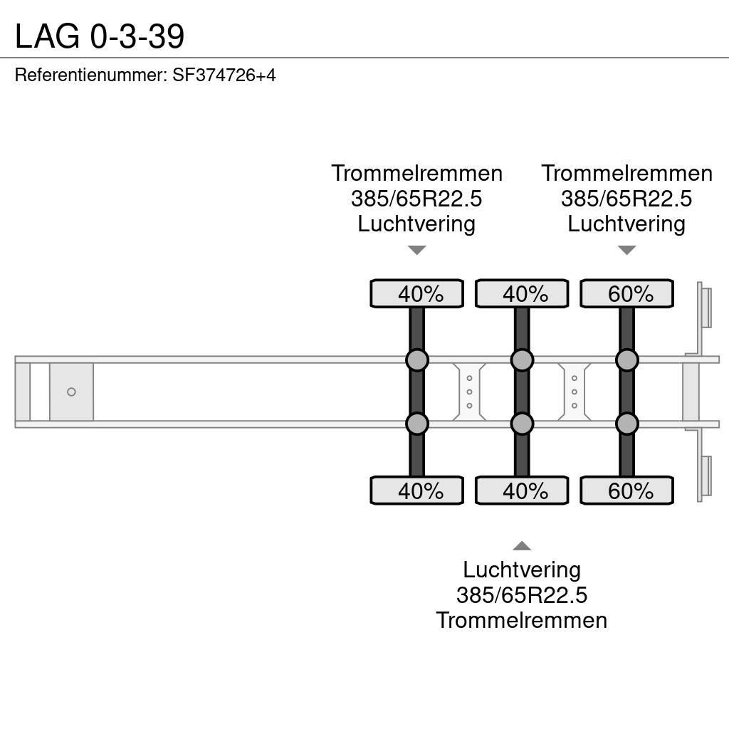 LAG 0-3-39 Flatbed Trailers