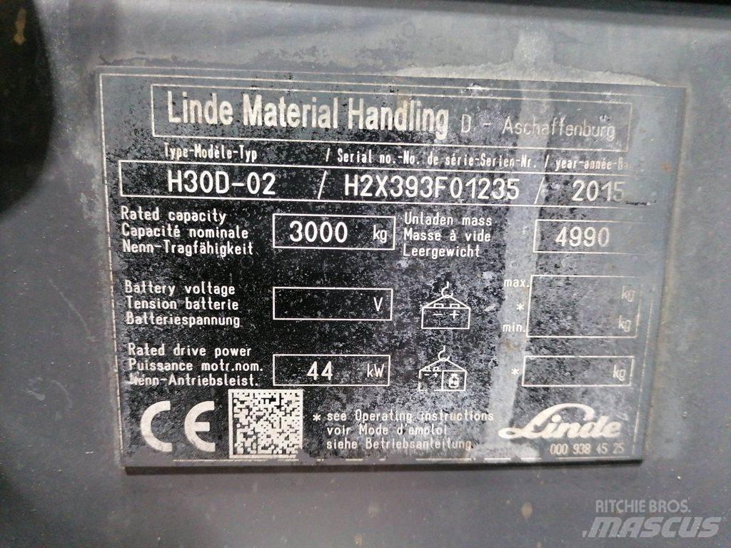 Linde H30D-02 Diesel Forklifts