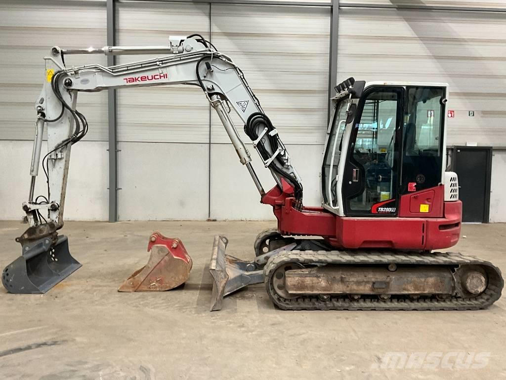 Takeuchi TB 280 FR Mini excavators  7t - 12t