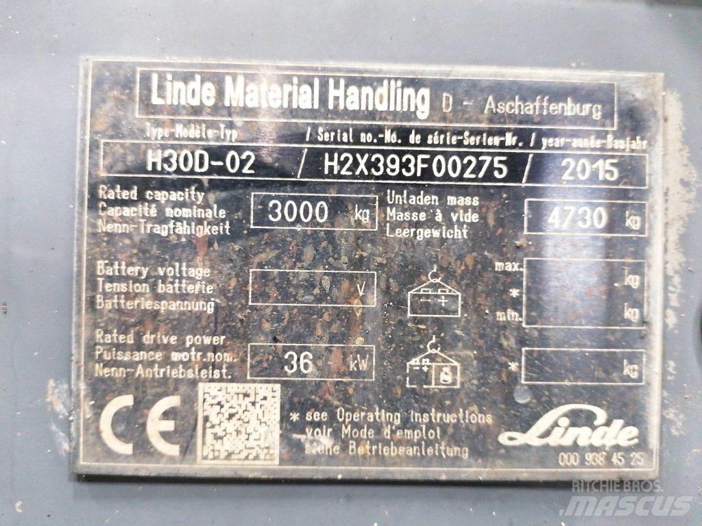 Linde H30D-02 Diesel Forklifts