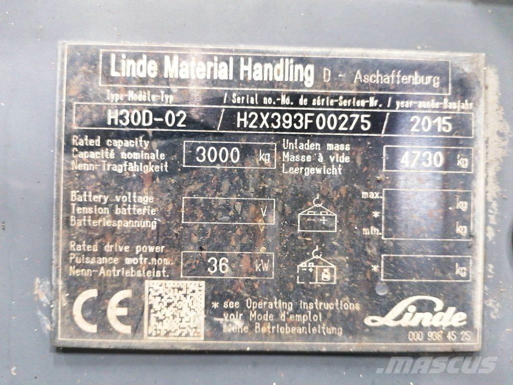Linde H30D-02 Diesel Forklifts