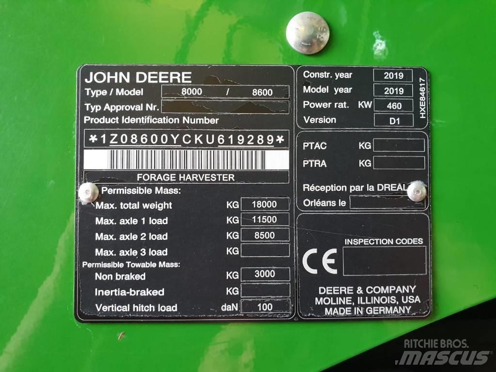 John Deere 8600I Forage Harvester