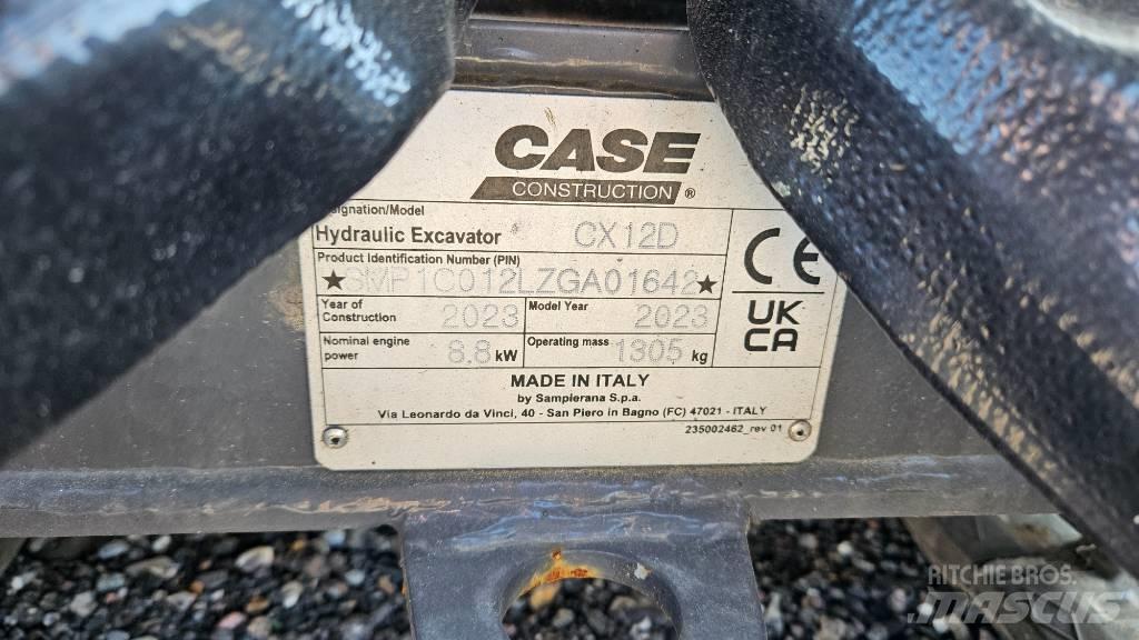 CASE CX12D Mini Excavators <7t (Mini Diggers)