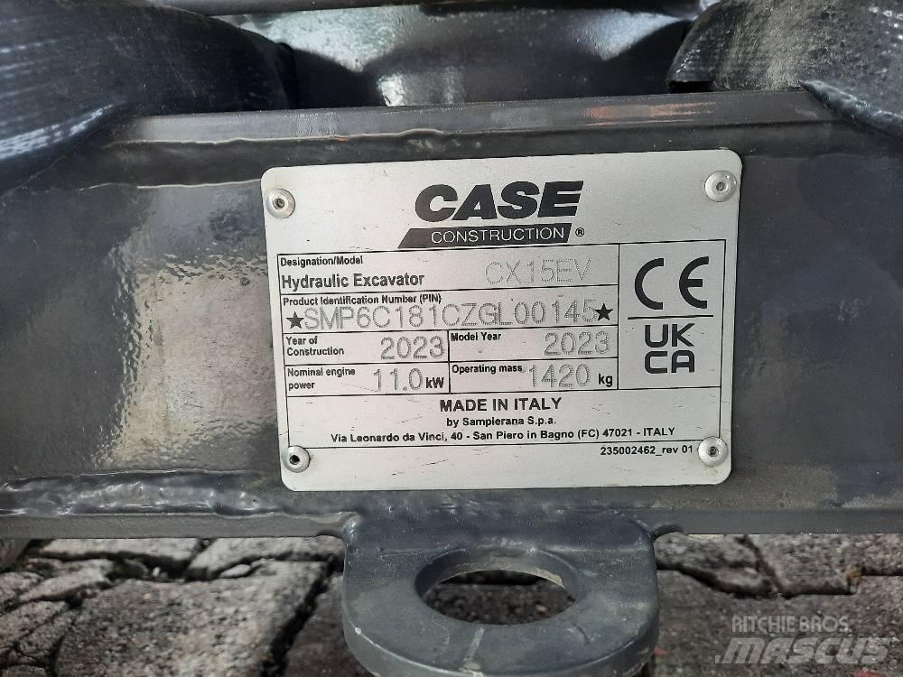 CASE CX 15 EV Mini Excavators <7t (Mini Diggers)