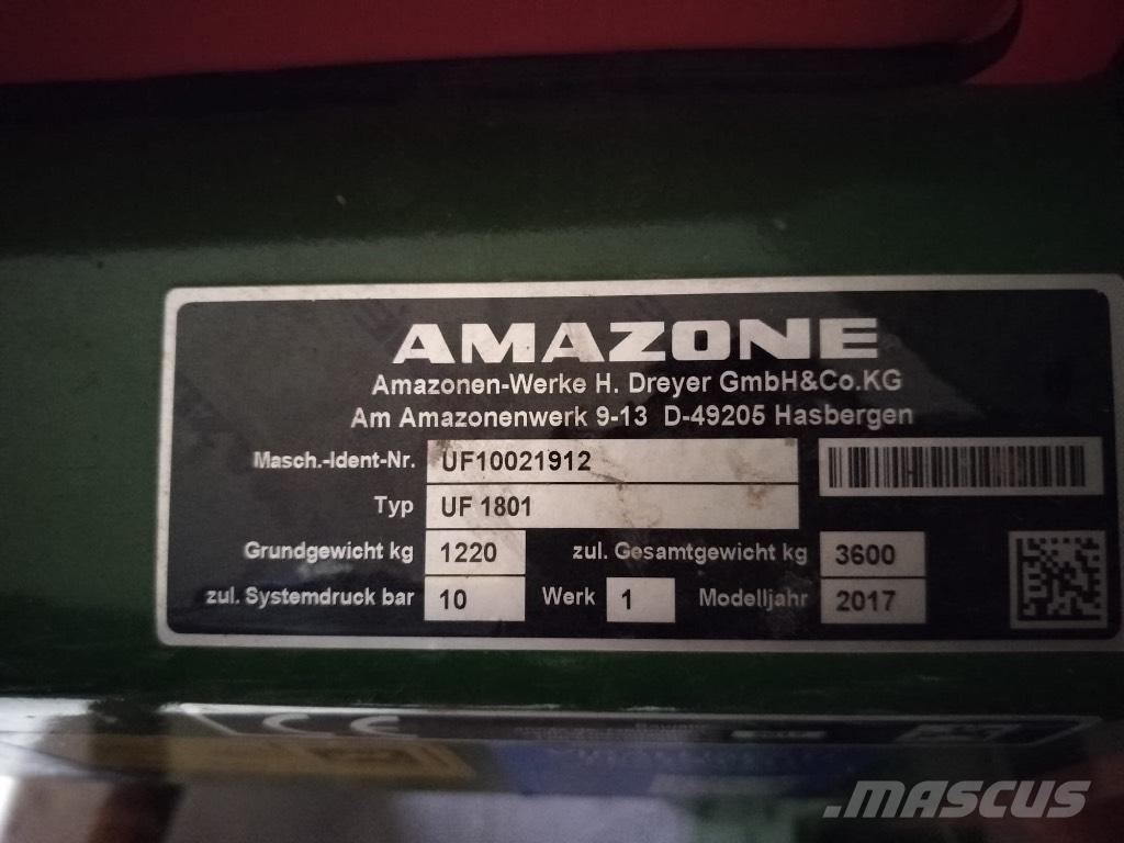 Amazone UF 1801 Mounted sprayers