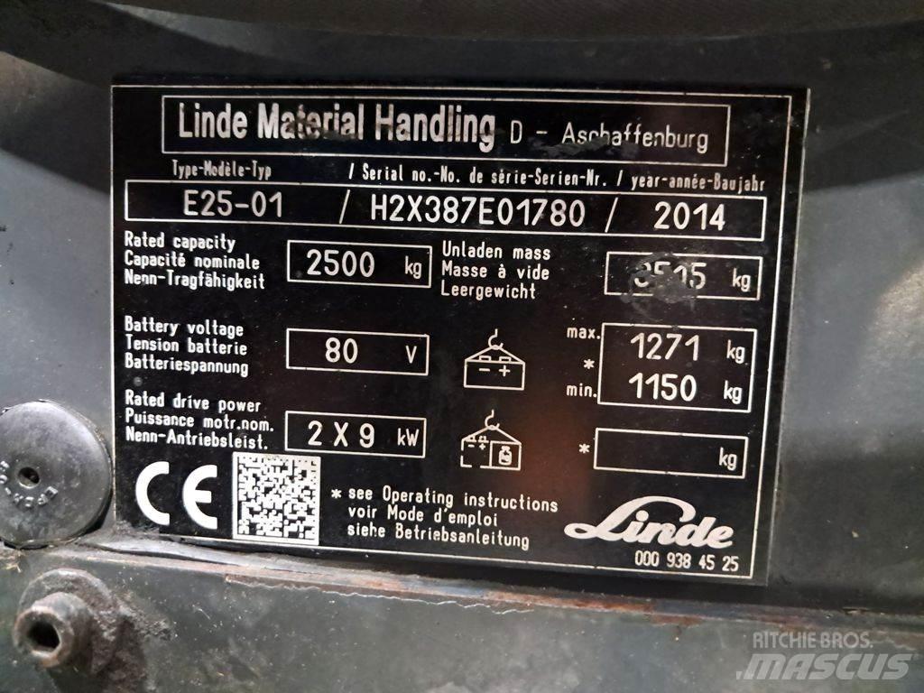 Linde E25-01 Electric Forklifts