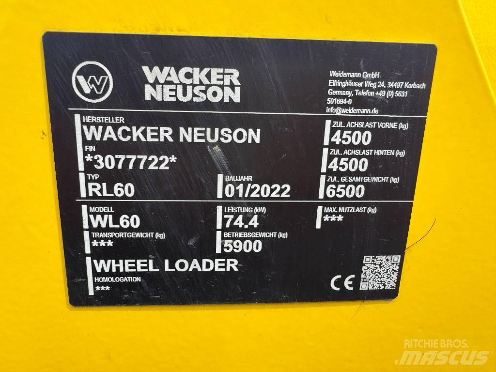 Wacker Neuson WL60 Wheel Loaders