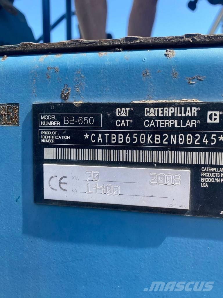 CAT BB 650 Asphalt pavers