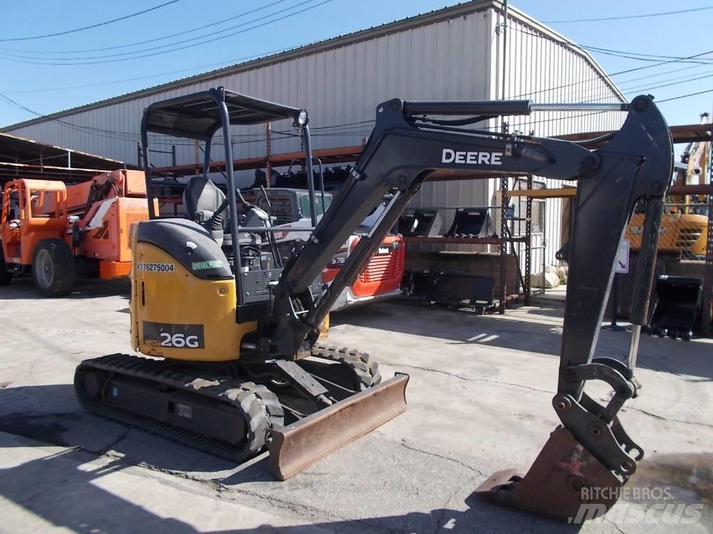 John Deere 26G Mini Excavators <7t (Mini Diggers)