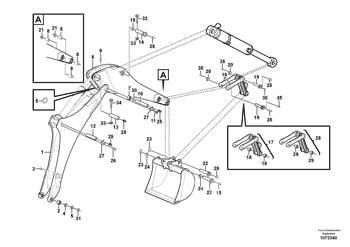 Volvo - Bolt - 15631339 Booms and dippers