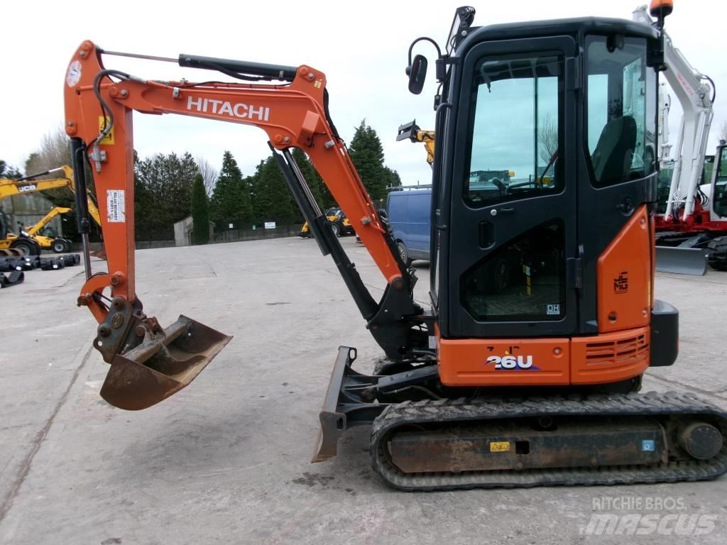 Hitachi 26U Mini Excavators <7t (Mini Diggers)