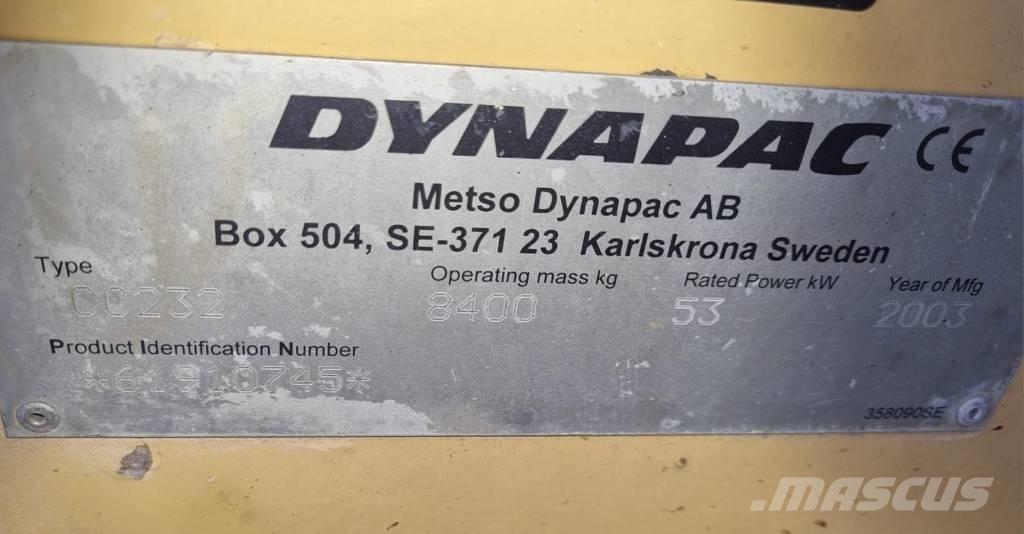 Dynapac CC 232 Twin drum rollers