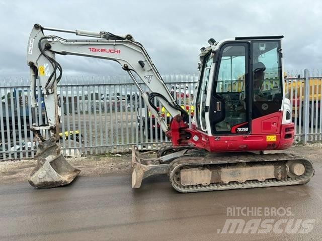 Takeuchi TB260 Mini Excavators <7t (Mini Diggers)