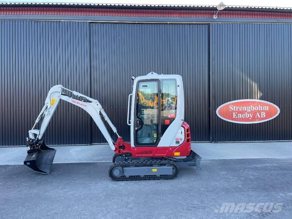 Takeuchi TB 216 Mini Excavators <7t (Mini Diggers)