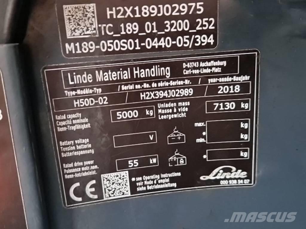 Linde H50D-02 Diesel Forklifts