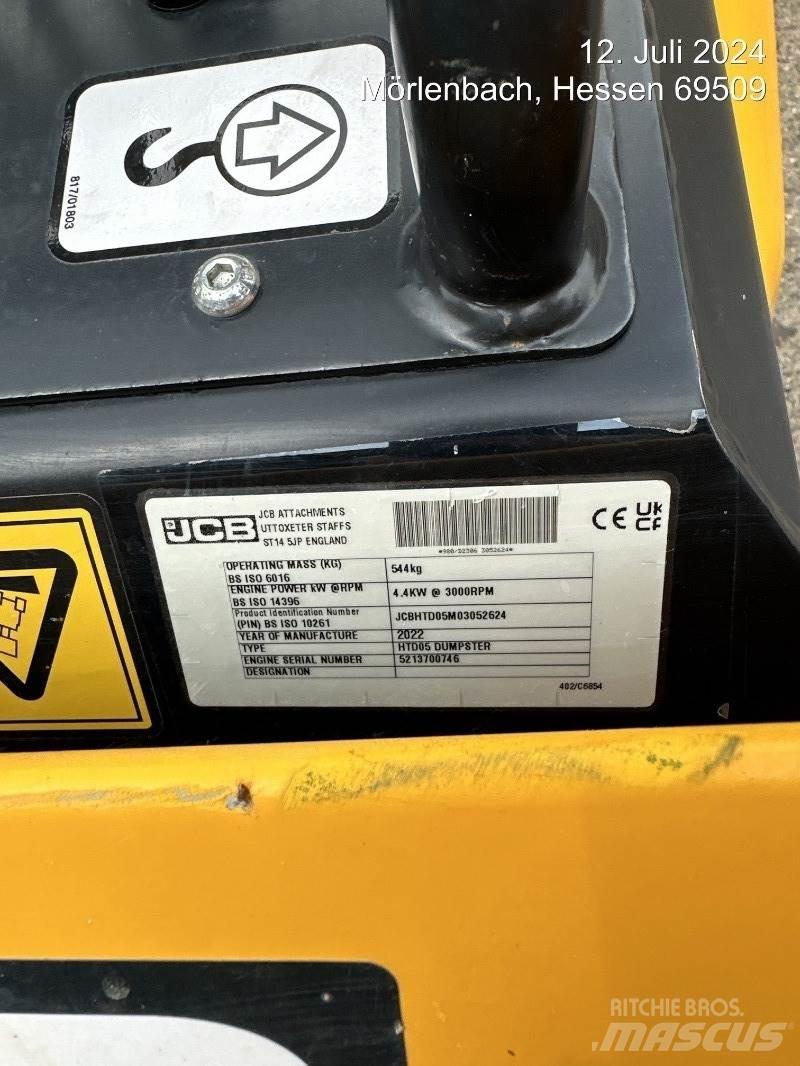JCB HTD5 Site Dumpers