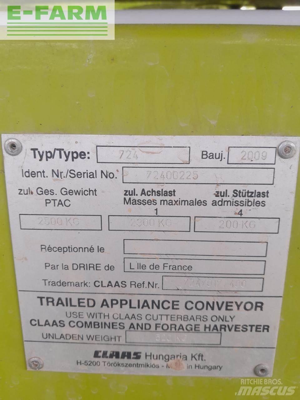 CLAAS SW C 430 Combine Attachments