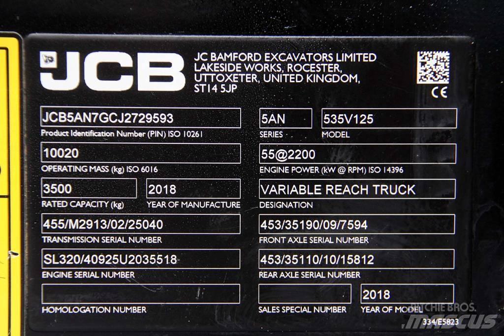 JCB 535-125 Telescopic Handlers