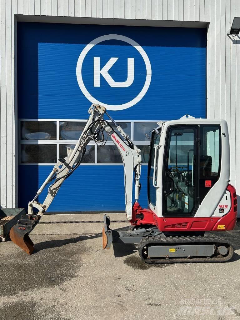 Takeuchi TB 216 Mini Excavators <7t (Mini Diggers)