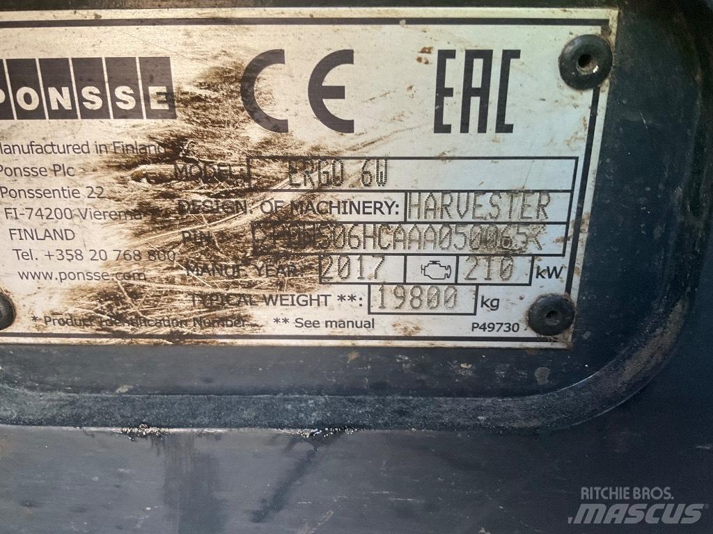 Ponsse ERGO 6W Harvesters