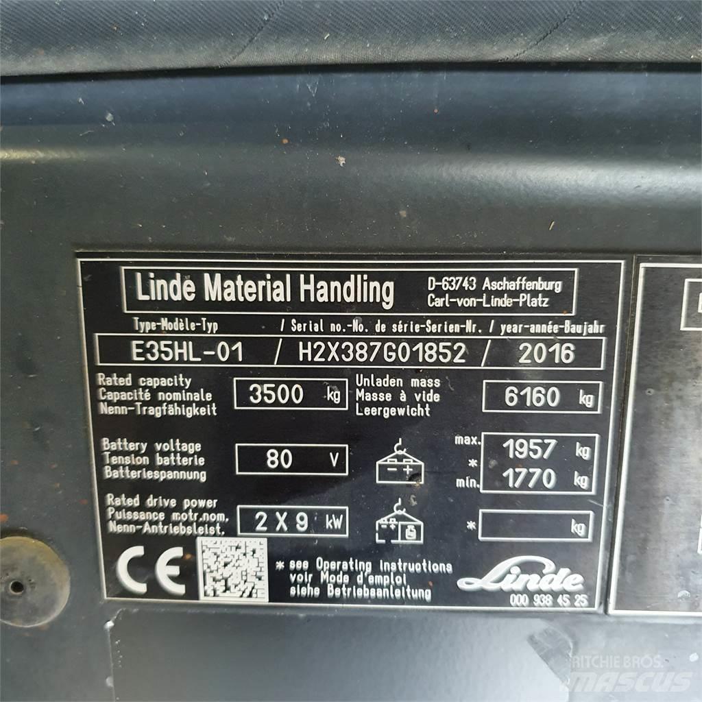 Linde E35HL Electric Forklifts