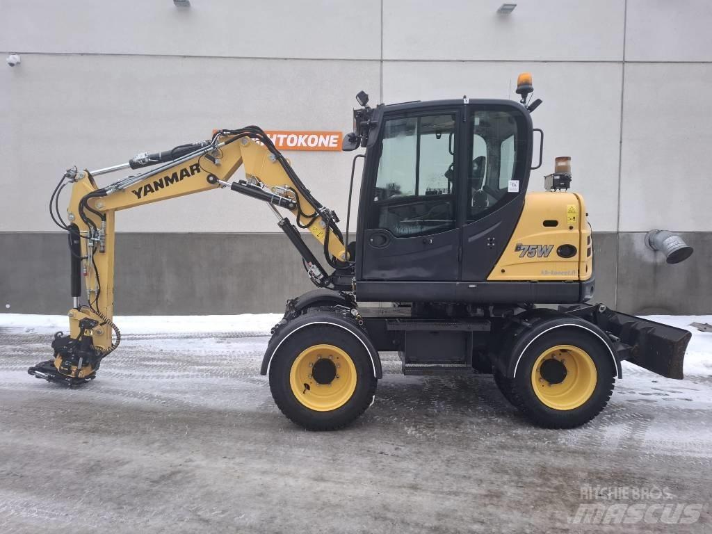 Yanmar B 75 W Wheeled Excavators