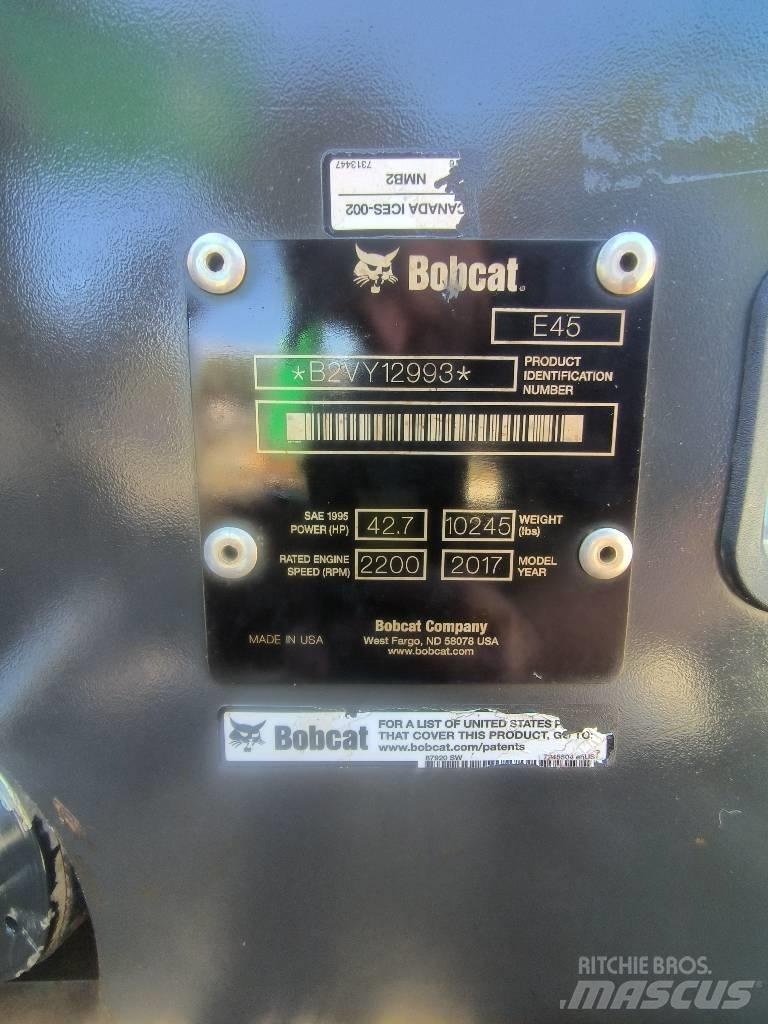 Bobcat E 45 Mini Excavators <7t (Mini Diggers)