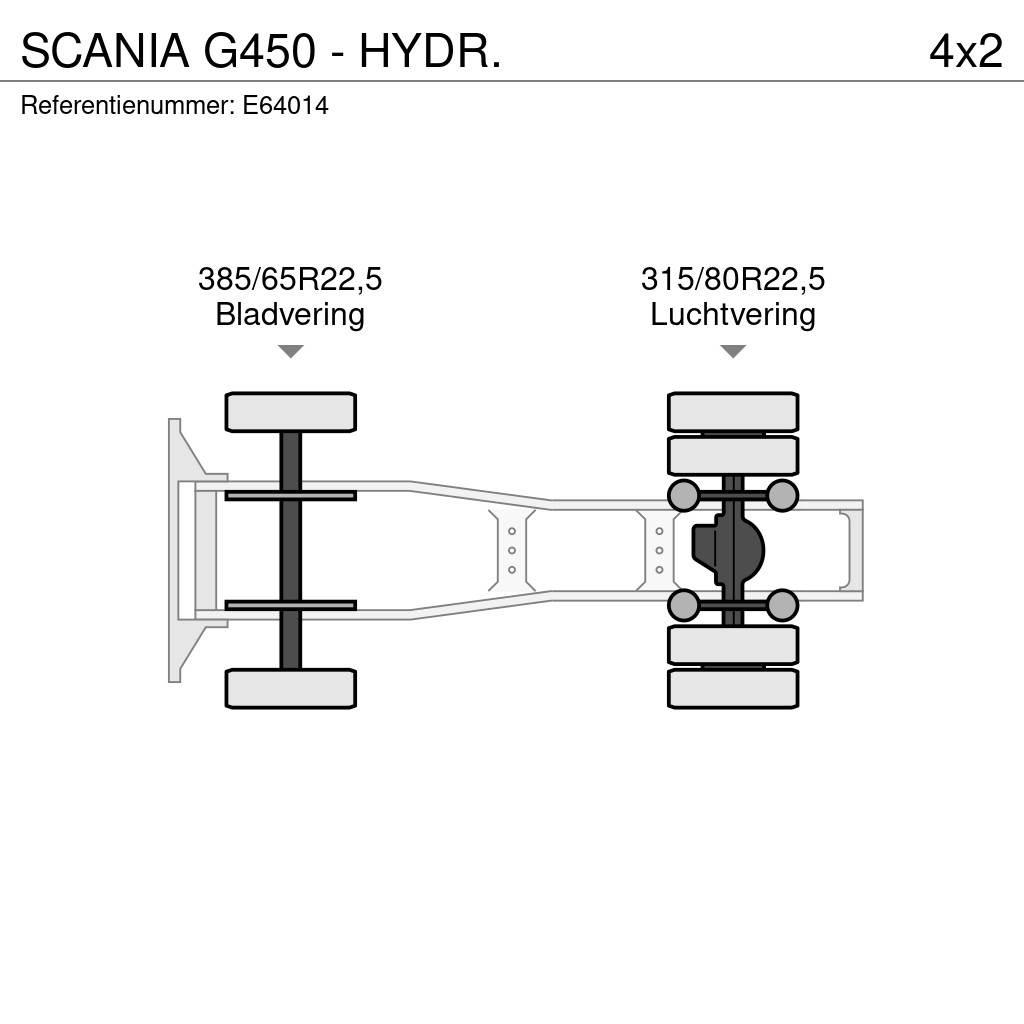 Scania G450 - HYDR. Conventional Trucks / Tractor Trucks