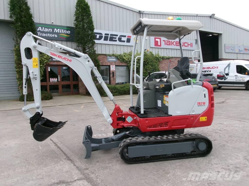 Takeuchi TB 216 Mini Excavators <7t (Mini Diggers)