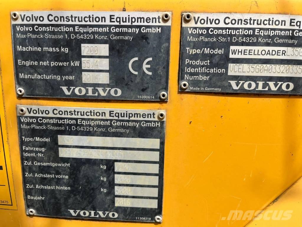 Volvo L 35 G Wheel Loaders