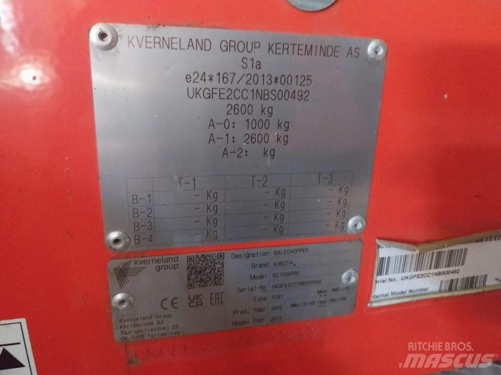 Kubota BC 1300 PRO Shredders