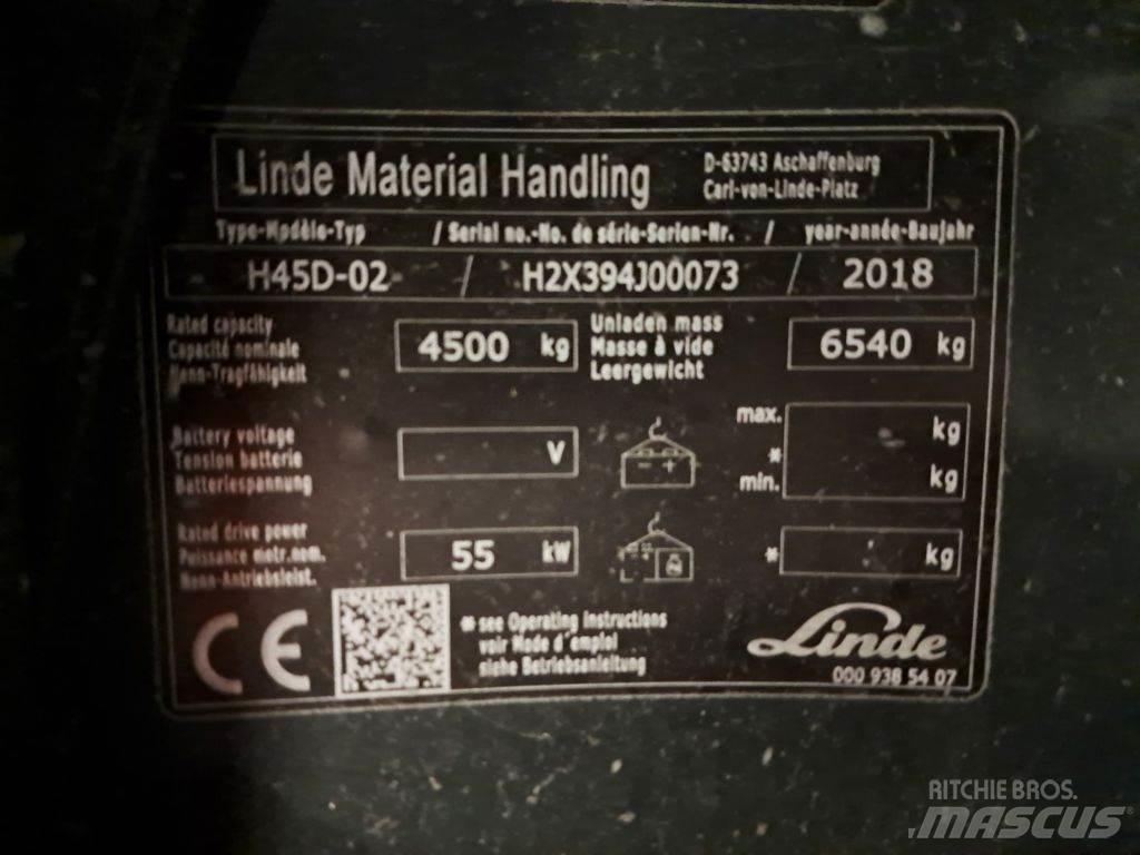 Linde H45D-02 Diesel Forklifts