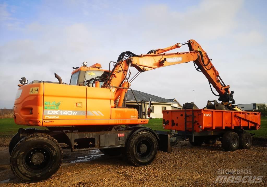 Doosan Dw 140 Wheeled Excavators