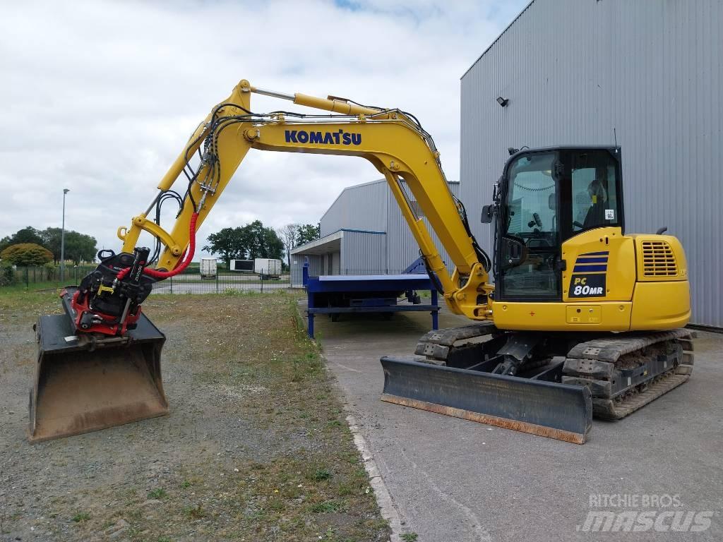 Komatsu PC80MR-5 Mini excavators  7t - 12t