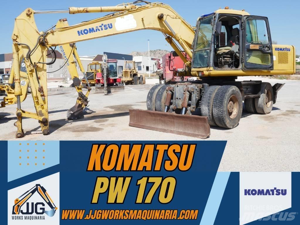 Komatsu PW 170 Wheeled Excavators