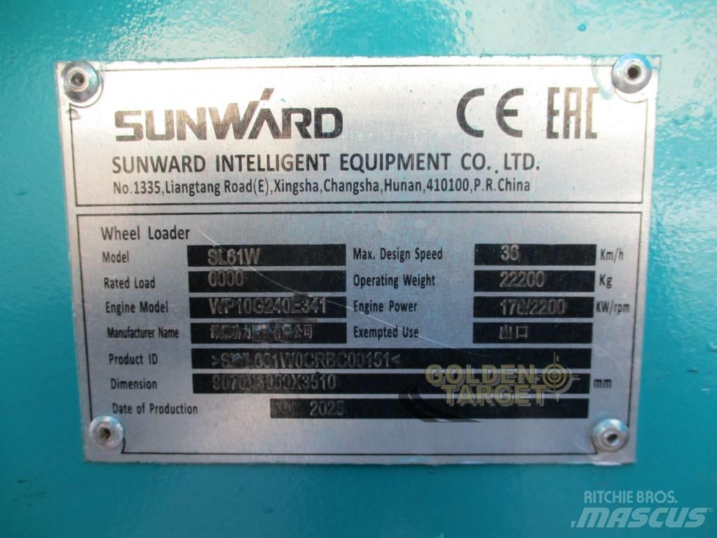 Sunward SL61W Wheel Loaders