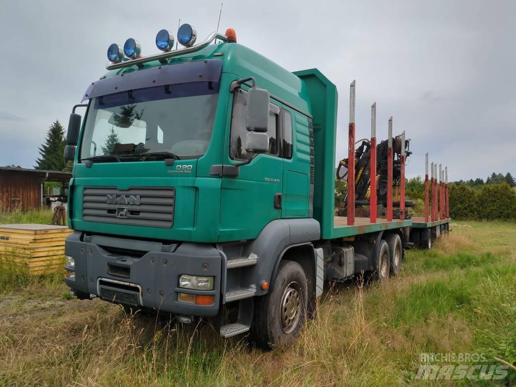 MAN TGA 33.430 Log trucks