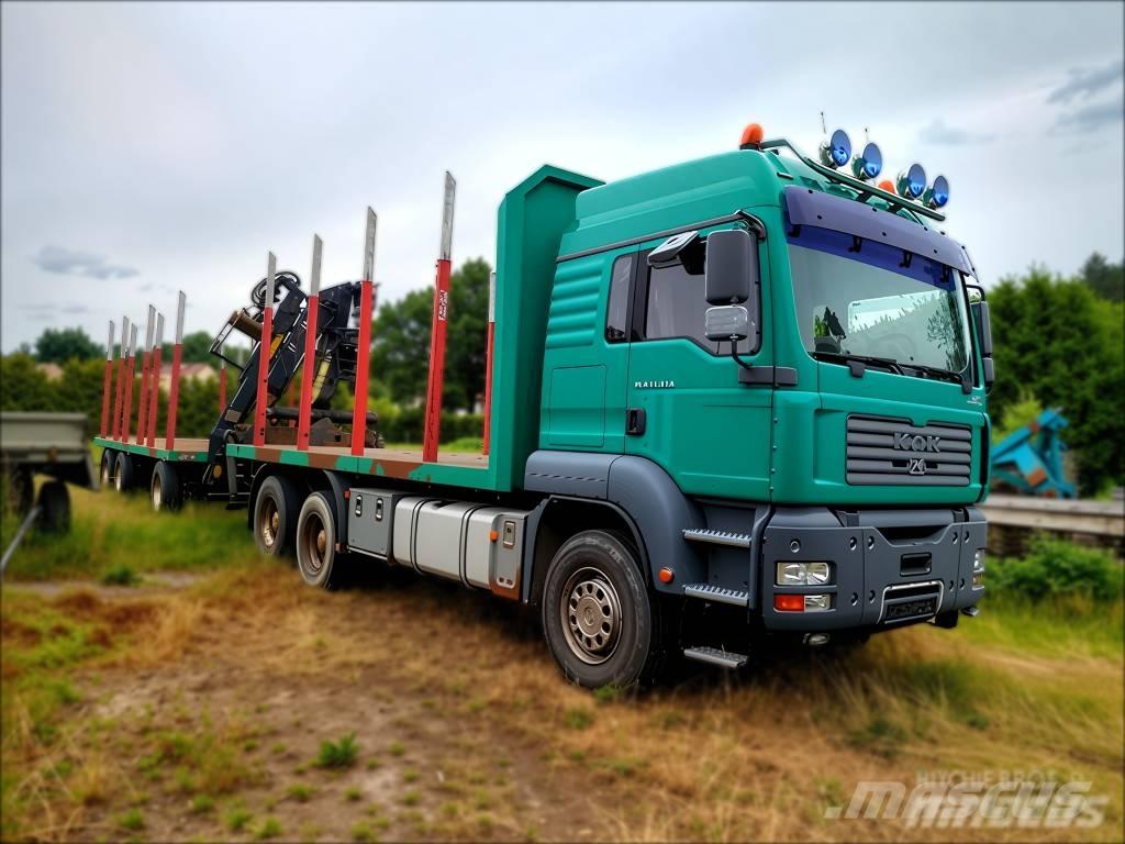 MAN TGA 33.430 Log trucks