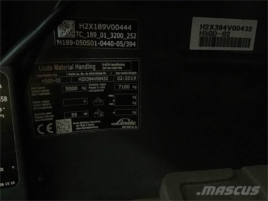 Linde H50D Diesel Forklifts